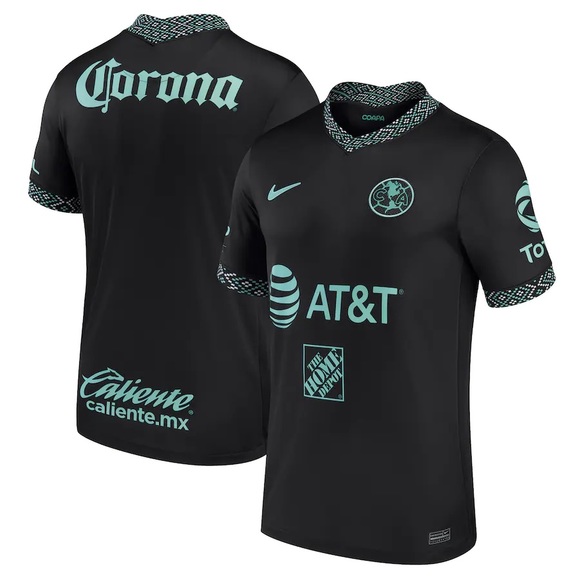 Men’s Nike Black Club America 2021/22 Third Replica Jersey (New) - Picture 3 of 3